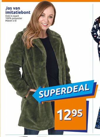 Action Jas Van Imitatiebont aanbieding