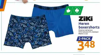 Action Heren Boxershorts 2-pack aanbieding