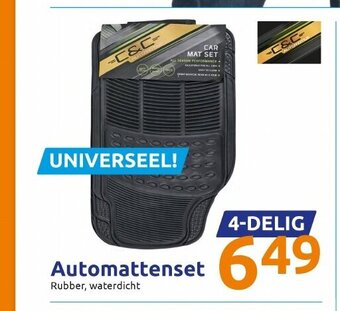 Action Automattenset 4-delig aanbieding
