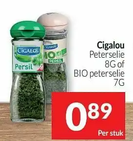 Intermarché Cigalou peterselie of bio peterselie aanbieding
