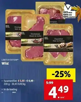 Wild fazantenfilet