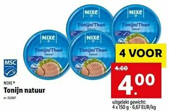 Tonijn natuur