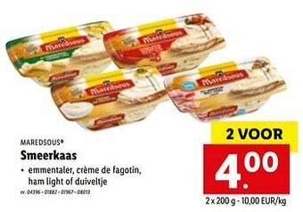 Lidl Smeerkaas aanbieding