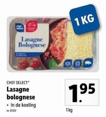Lidl Lasagne bolognese aanbieding