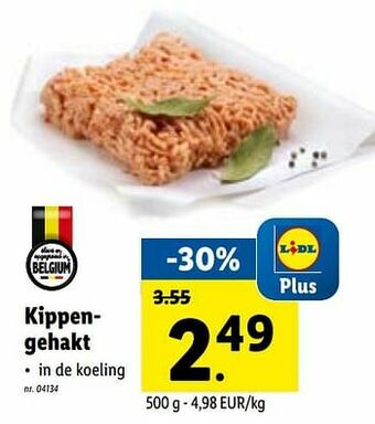 Lidl Kippengehakt aanbieding