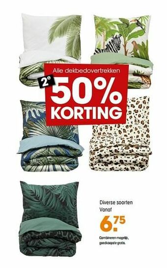 Kwantum Dekbedovertrekken aanbieding