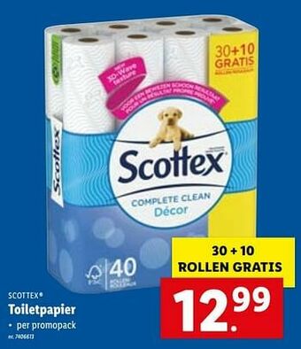 Lidl Toiletpapier aanbieding
