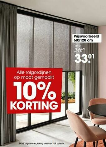Kwantum Rolgordijnen op maat gemaakt aanbieding