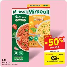 Carrefour Market Kits Miracoli aanbieding