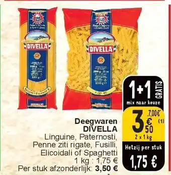 Cora Deegwaren DIVELLA aanbieding