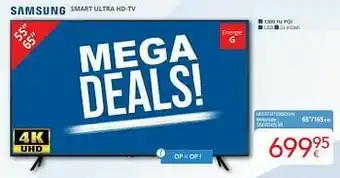 Eldi Samsung smart ultra hd-tv ue65tu7090sxxn 65``-165 cm aanbieding
