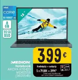 Cora MEDION Notebook AKOYA E16423 aanbieding