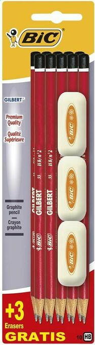 Bic houten grafietpotlood HB - 10 stuks