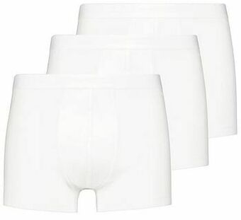 HEMA HEMA Herenboxers Kort Katoen/stretch Long Lasting Wit (wit) aanbieding