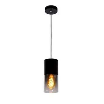 Leen Bakker Lucide hanglamp Zino - zwart - Leen Bakker aanbieding
