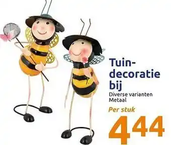 Action Tuin- decoratie bij aanbieding