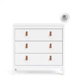 Leen Bakker Ladekast Madeira - wit - 80x82x38 cm aanbieding