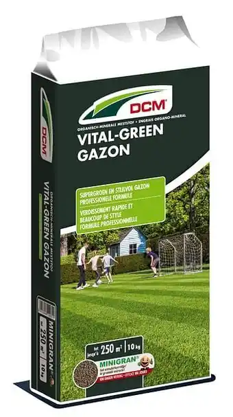 Brico Engrais gazon DCM Vital-Green 10kg aanbieding