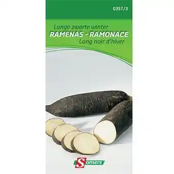 Brico Sachet graines long noir d’hiver Somers ’Ramonace’ aanbieding