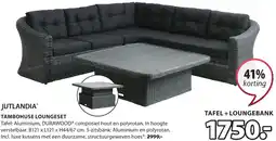Jysk JUTLANDIA TAMBOHUSE LOUNGESET aanbieding