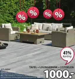 Jysk JUTLANDIA STAVERN LOUNGESET aanbieding