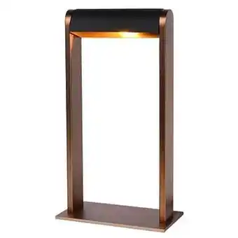 Leen Bakker Lucide tafellamp Loras - matte goud-/messingkleur - Leen Bakker aanbieding