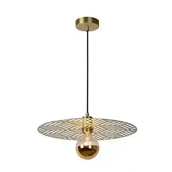 Leen Bakker Lucide hanglamp Olenna - mat goud/messing - Leen Bakker aanbieding