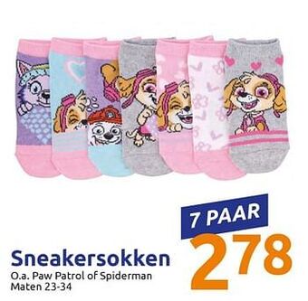 Action Sneakersokken aanbieding