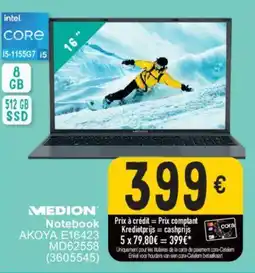 Cora MEDION Notebook AKOYA E16423 aanbieding