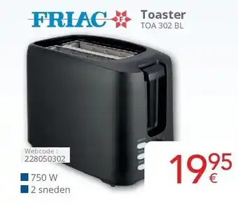 Eldi Toaster TOA 302 BL aanbieding