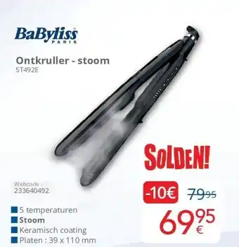 Eldi Ontkruller - stoom ST492E aanbieding