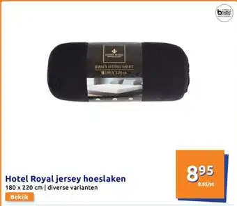 Action Hotel Royal jersey hoeslaken aanbieding