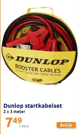 Action Dunlop startkabelset aanbieding