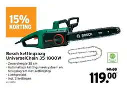 GAMMA Bosch kettingzaag UniversalChain 35 1800W aanbieding