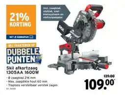 GAMMA Skil afkortzaag 1305AA 1600W aanbieding