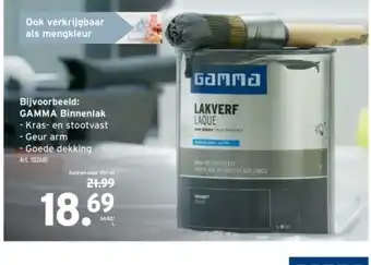 GAMMA GAMMA Binnenlak aanbieding