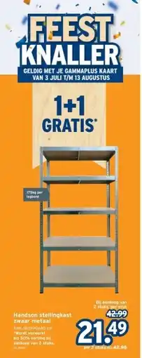 GAMMA Handson stellingkast zwaar metaal aanbieding