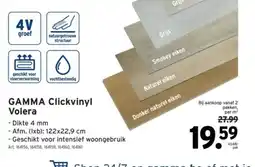 GAMMA GAMMA Clickvinyl Volera aanbieding