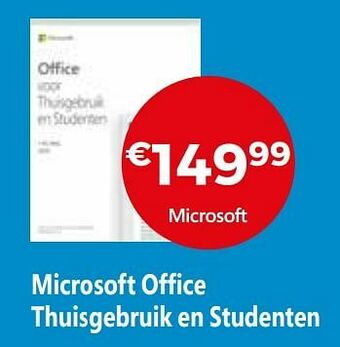 Exellent Microsoft office thuisgebruik en studenten aanbieding