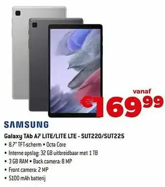 Samsung galaxy tab a7 lite-lite lte - sut220-sut225