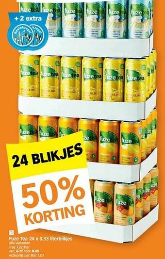 Albert Heijn Fuze tea aanbieding