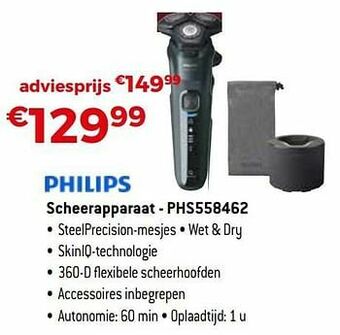 Exellent Philips scheerapparaat - phs558462 aanbieding