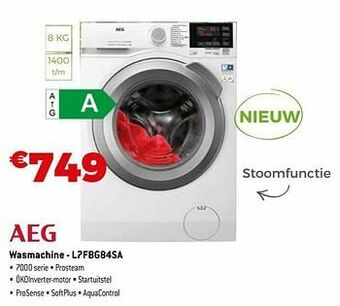 Exellent Aeg wasmachine - l7fbg84sa aanbieding