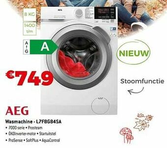 Exellent Aeg wasmachine - l7fbg84sa aanbieding