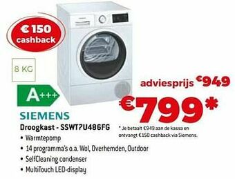 Exellent Siemens droogkast - sswt7u486fg aanbieding