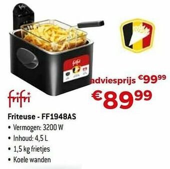 Frifri friteuse - ff1948as
