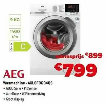 Exellent Aeg wasmachine - axl6fbg94qs aanbieding