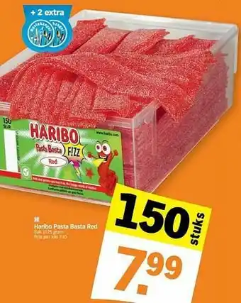 Albert Heijn Haribo pasta basta red aanbieding