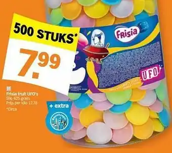 Albert Heijn Frisia fruit ufo`s aanbieding