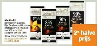 Albert Heijn Excellence 85% cacao aanbieding